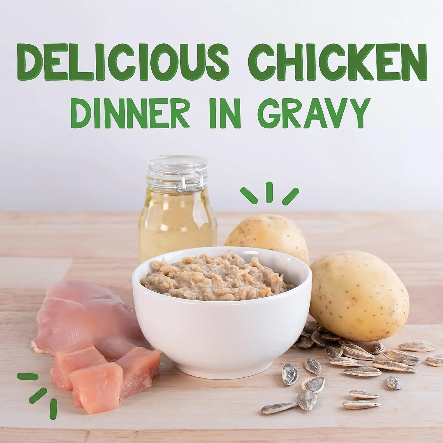 Earthborn Holistic Chicken Catcciatori Chicken Dinner in Gravy Grain-Free Moist Food for Adult Cats - Image 4