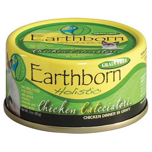 Earthborn Holistic Chicken Catcciatori Chicken Dinner in Gravy Grain-Free Moist Food for Adult Cats - Image 7
