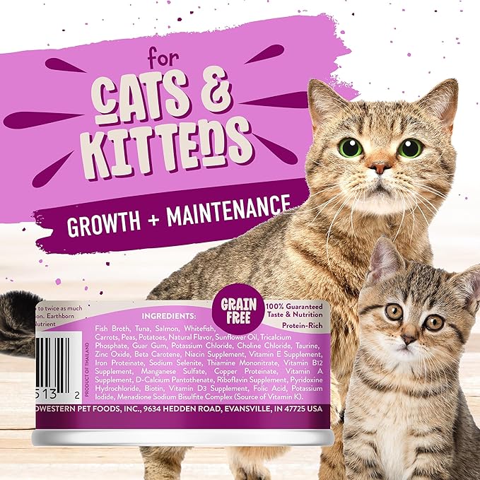 Earthborn Holistic Harbor Harvest Grain-Free Salmon and Whitefish Moist Cat Food Dinner - Image 6
