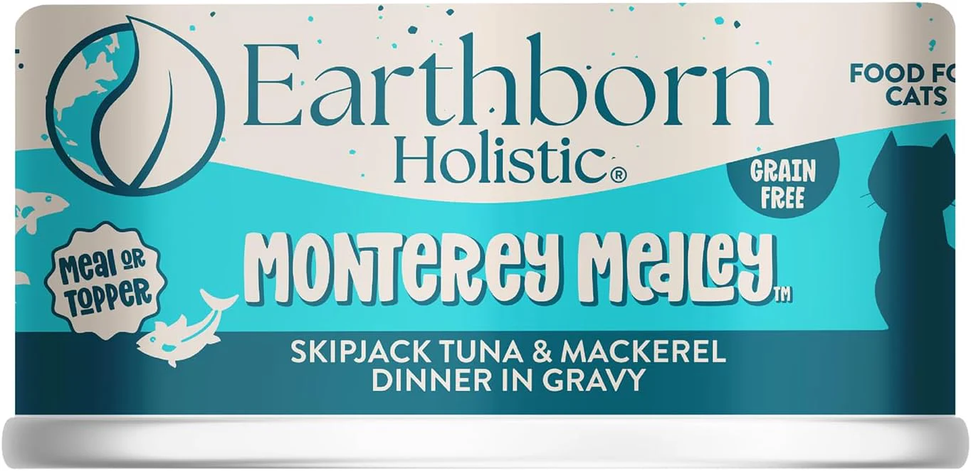 Earthborn Holistic Monterey Medley Grain-Free Moist Cat Food, Beige - Image 8