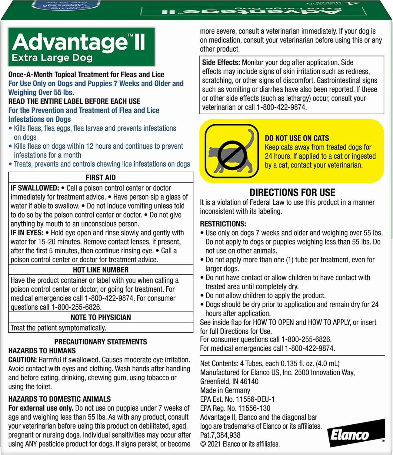 Elanco Advantage II Dog Vet-Recommended Flea Treatment & Prevention | 4-Month Supply - Image 15