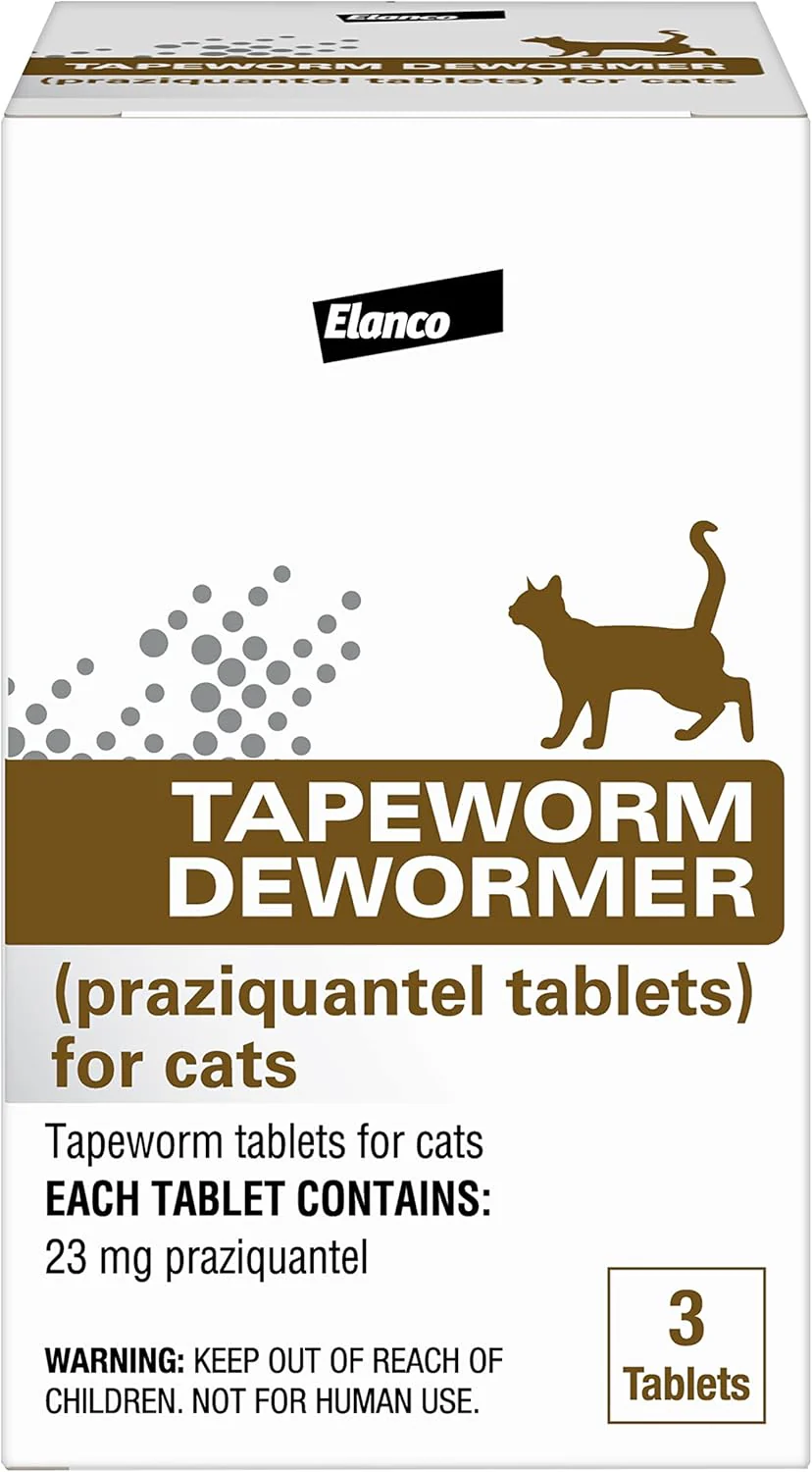 Elanco Tapeworm Dewormer (praziquantel tablets)  6 Weeks and Older, 3-count - Image 2
