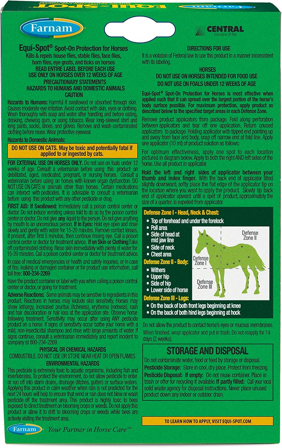 Equi-Spot® Spot-On Protection for Horses (6-Week & 12-Week Packs) - Image 9