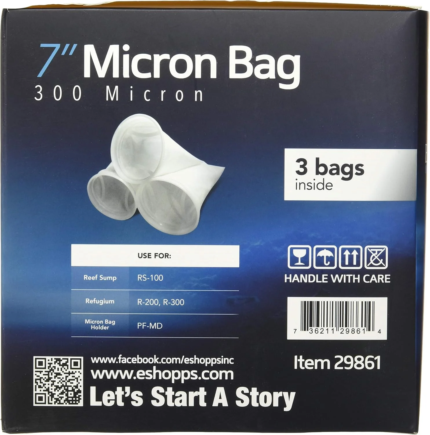 ESHOPPS Round Filter Socks | 3 Pack | 300 Micron - Image 2