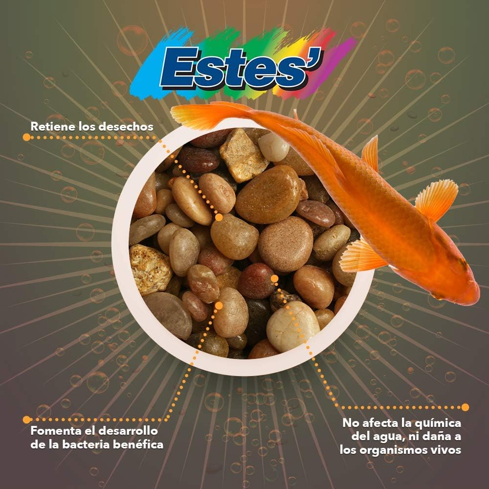 Estes Stoney River Jumbo Gems Natural for Freshwater Aquariums, 5-Pound Bag - Image 3