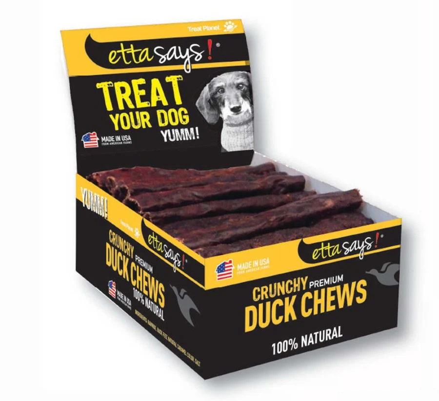 Etta Says! Premium Crunchy Duck Dog Chews - Grain-Free Dog Treats, Good for Teeth, Easy to Digest - Made in The USA - Image 5