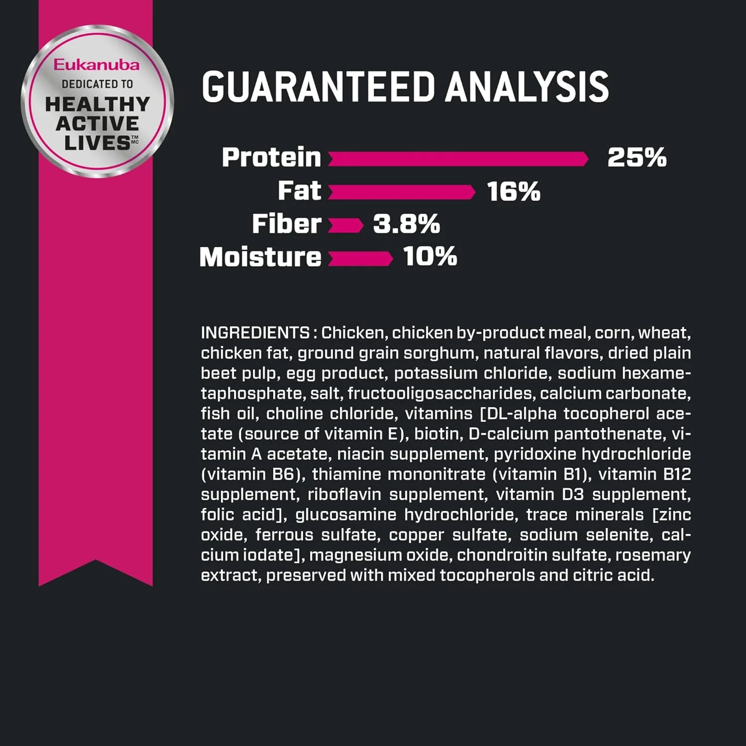 Eukanuba Adult Dry Medium Breed Dog Food, Dry Dog Food for Medium Dogs with Protein, DHA and Vitamins to Support a Healthy Lifestyle - Image 6