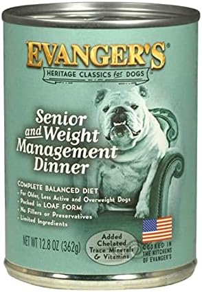 Evanger's Heritage Classic Senior Dinner & Weight Management Dinner for Dogs 12.8 oz, 12 pk - Image 2