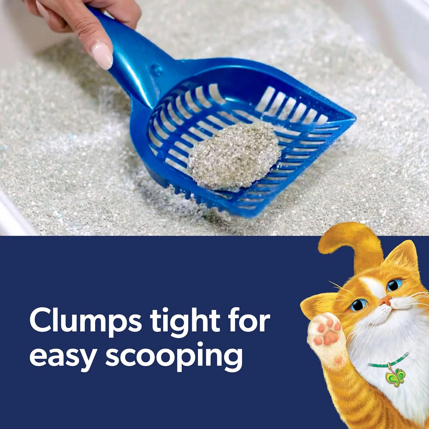 Fresh Step Clean Paws Cat Litter With Febreze Freshness With Febreze Gain Scent, Low-Tracking Clumping Litter With Guaranteed Odor Control, 22.5 lb. Box - Image 12