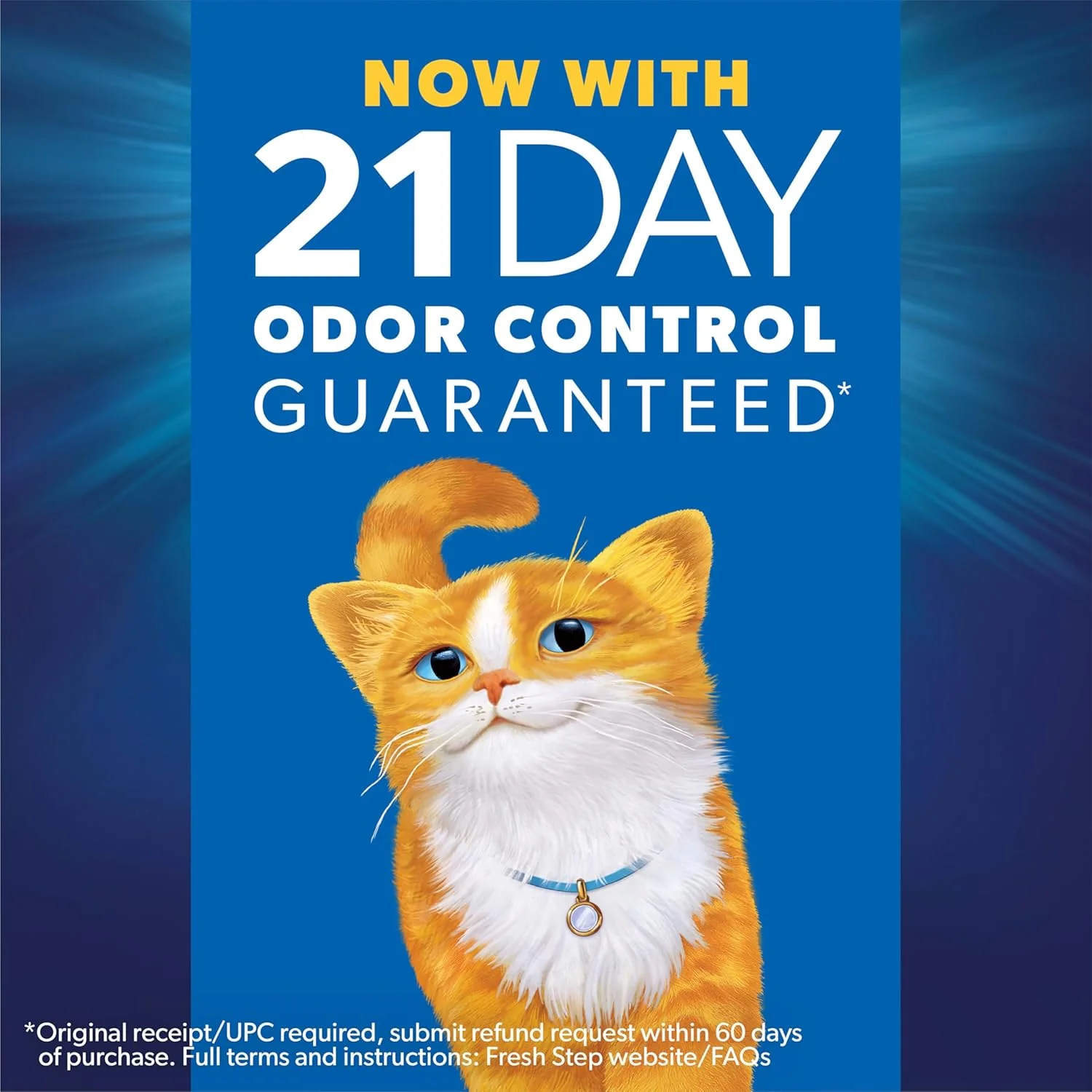 Fresh Step Clean Paws Cat Litter With Febreze Freshness With Febreze Gain Scent, Low-Tracking Clumping Litter With Guaranteed Odor Control, 22.5 lb. Box - Image 3