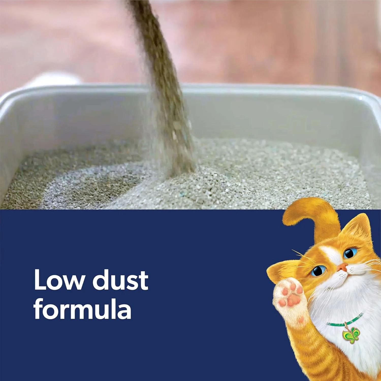 Fresh Step Clean Paws Cat Litter With Febreze Freshness With Febreze Gain Scent, Low-Tracking Clumping Litter With Guaranteed Odor Control, 22.5 lb. Box - Image 8