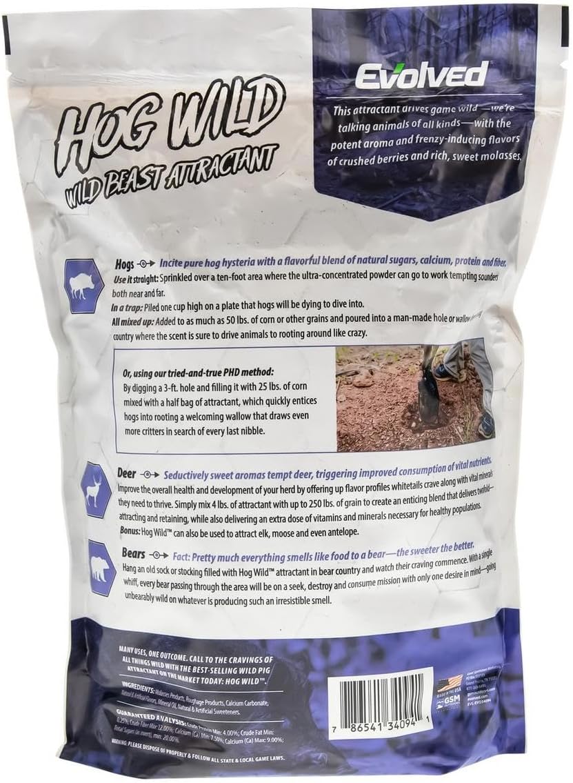 Evolved® Hog Wild™ Attractant – 4 lb - Image 2
