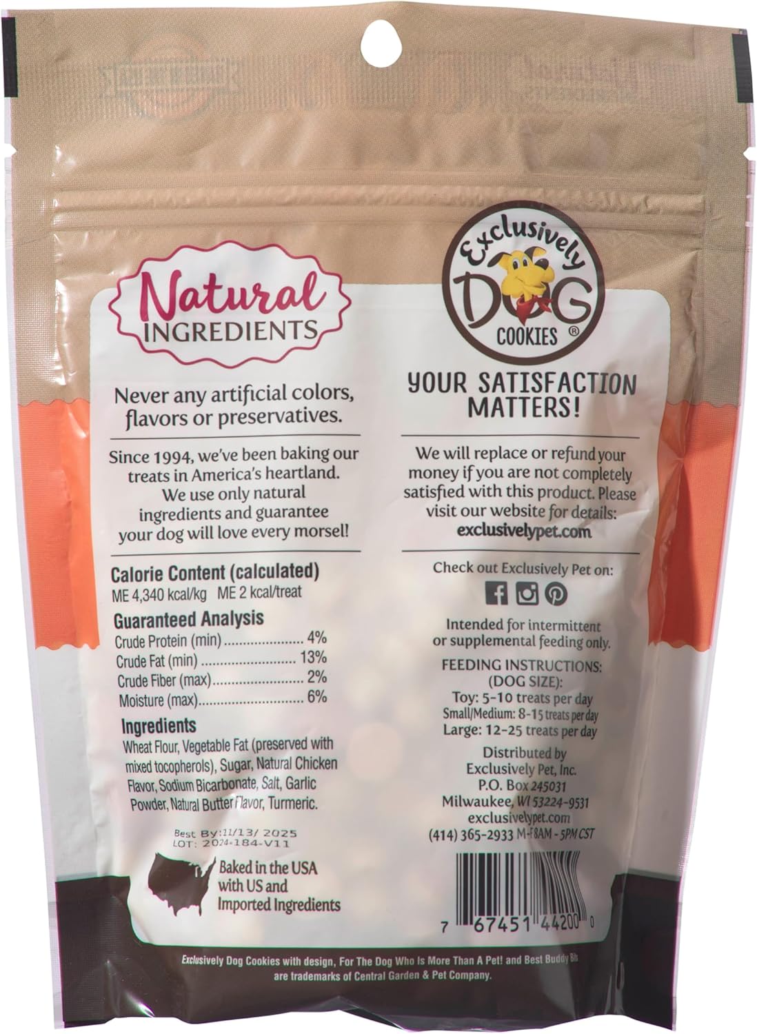Exclusively Dog Best Buddy Bits Training Treats for Dogs and Puppies - All Natural, Baked in The USA, Ideal for Training & Agility, No Animal Byproducts - Chicken Flavor, 5.5oz Resealable Bag - Image 2