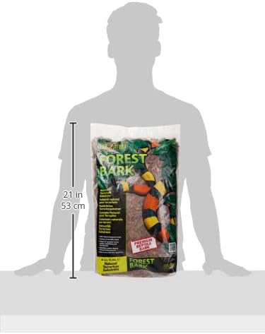 Exo Terra Forest Bark Natural Terrarium Substrate, 8 Quarts, PT2752 | 100% Natural Fir Bark for Reptiles | Hygroscopic Moisture Control | Ideal for Humidity-Loving Reptile | Encourage Digging Behavior - Image 3