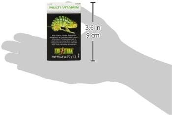 Exo Terra Multi Vitamin Powder Supplement for Reptiles & Amphibians - Balanced Blend of Vitamins, Minerals, Amino Acids & Trace Elements - Supports Growth, Reproduction & Vital Functions 2.5 oz - Image 2