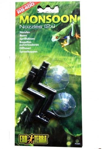 Exo Terra Nozzles Replacement for Monsoon RS400 High-Pressure Rainfall System, 2-Pack - Image 2