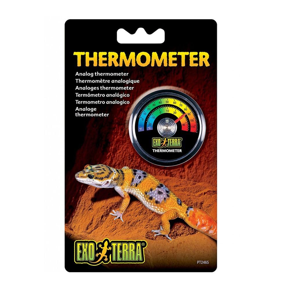 Exo Terra Thermometer for Reptile Terrarium – Provides Temperatures in Both Celsius and Fahrenheit - Image 2