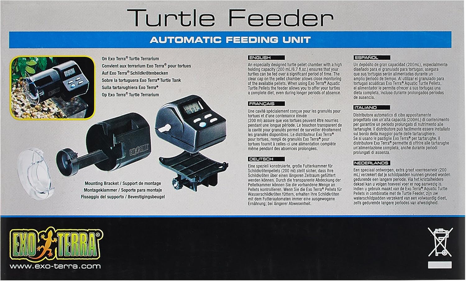 Exo Terra Turtle Automatic Feeder for Amphibians - Image 2