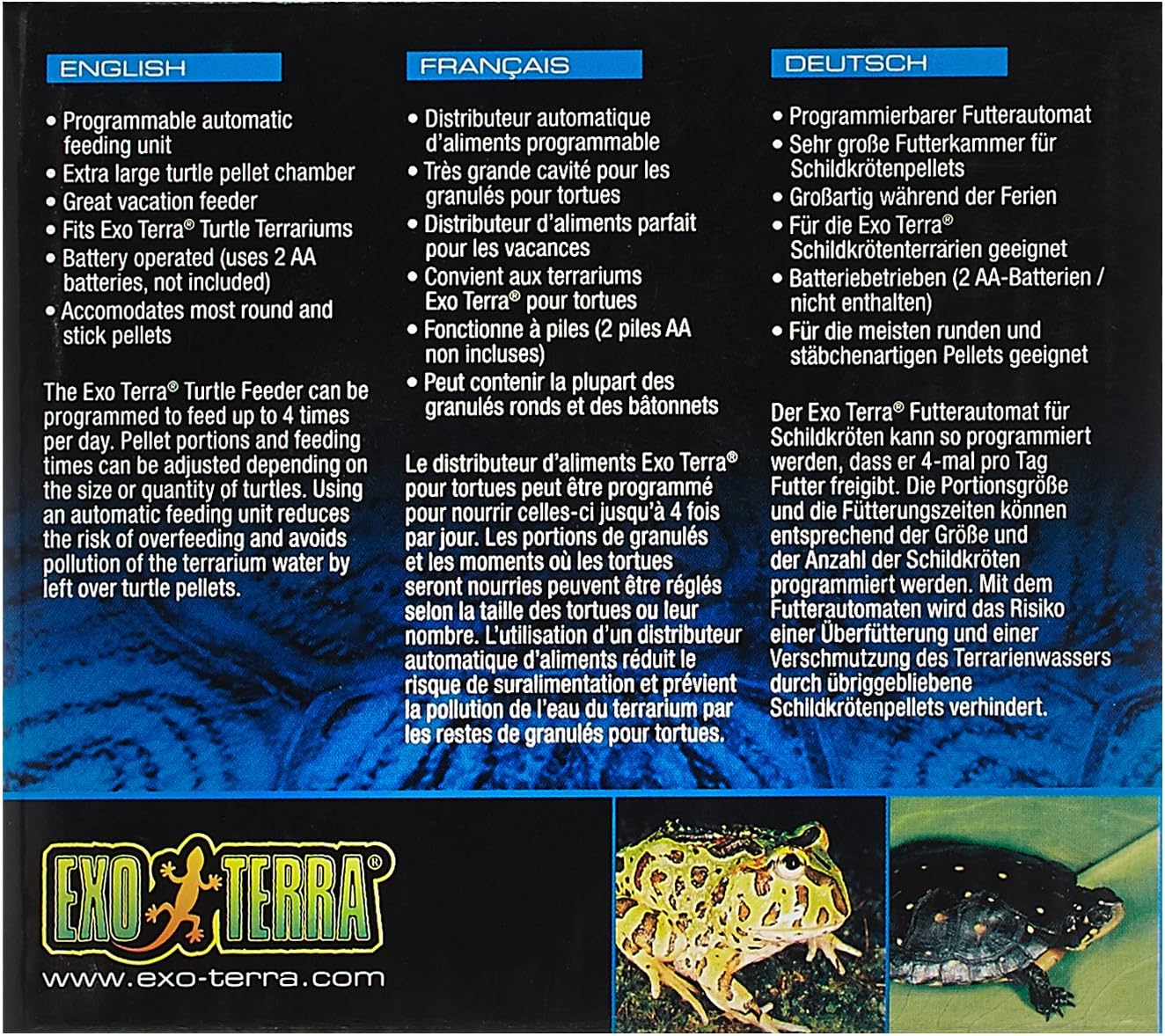 Exo Terra Turtle Automatic Feeder for Amphibians - Image 4