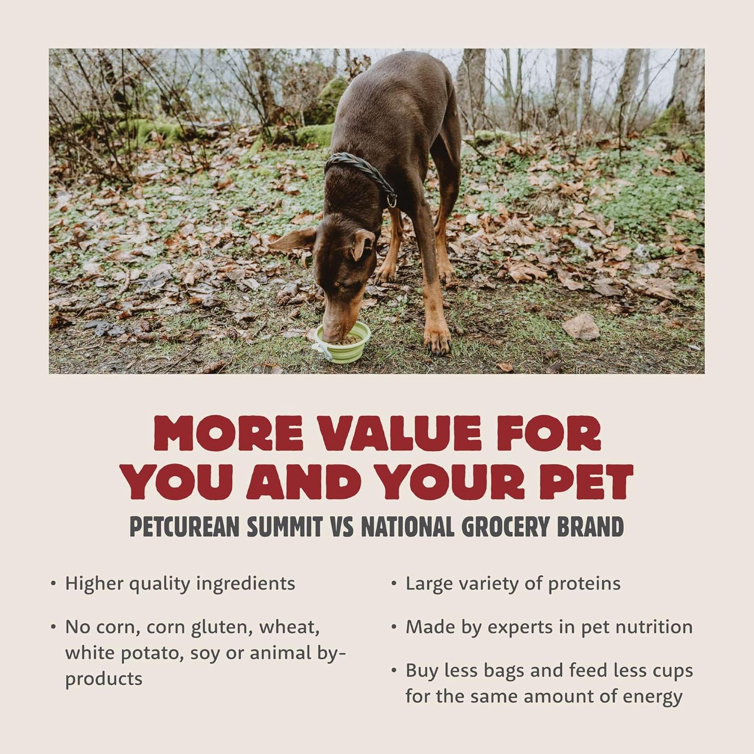 Farmstead Feast, Dry Dog Food, Pork Meal and Lamb Meal Large Breed Adult Recipe with Grains, 25 lb Bag - Image 6