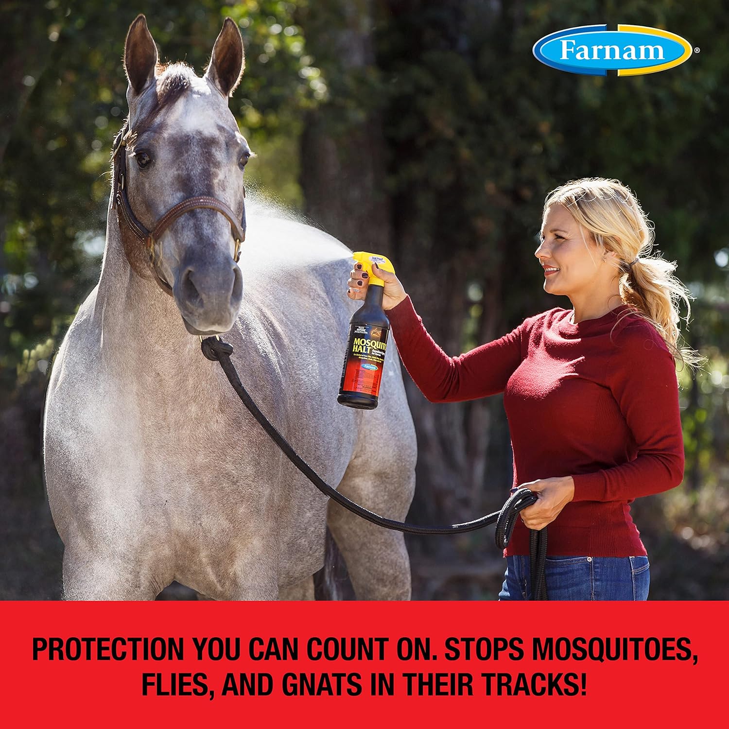 Farnam® Mosquito Halt® Equine Repellent Spray – 32 oz - Image 2
