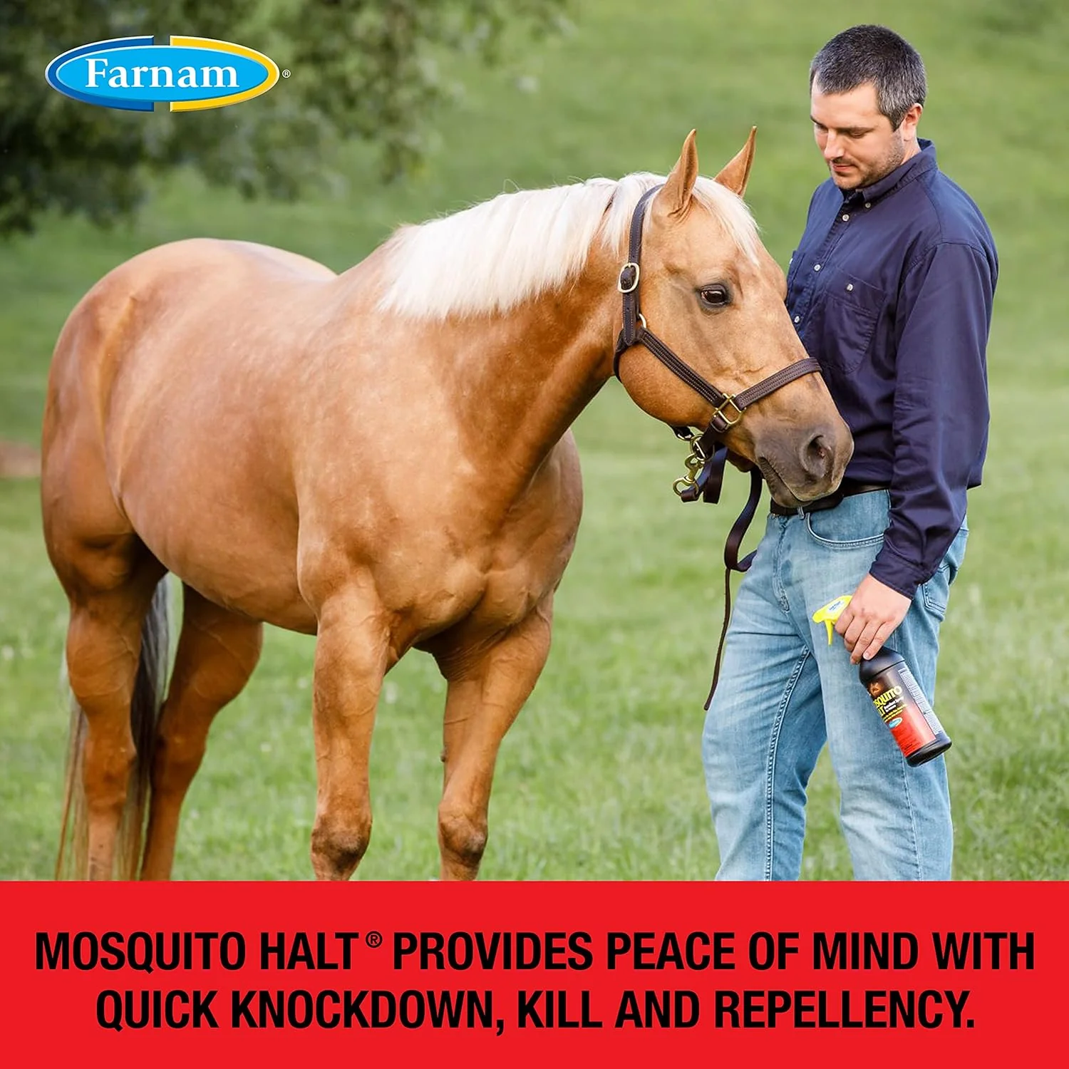 Farnam® Mosquito Halt® Equine Repellent Spray – 32 oz - Image 3