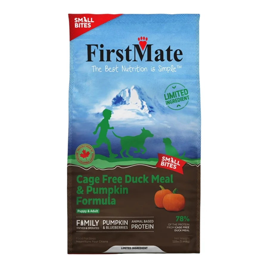 FirstMate Limited Ingredient Grain-Free Duck & Pumpkin Small Bites Dog Food – Kibble - Image 2