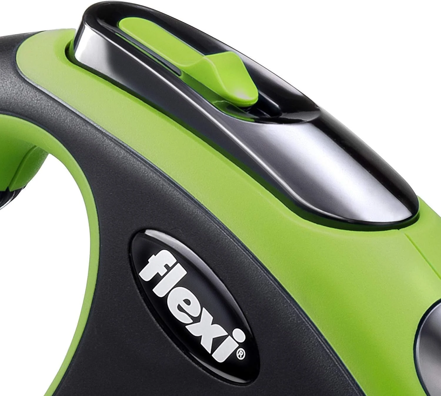 FLEXI New Comfort Retractable Dog Leash (Tape), Green - Image 4