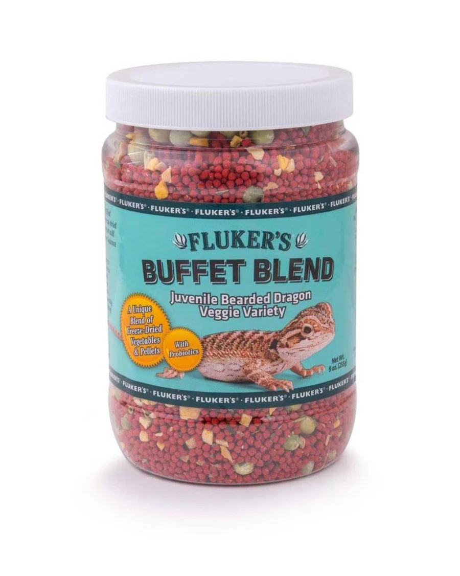 Fluker's Buffet Blend Juvenile Bearded Dragon Veggie Variety Diet - Image 4