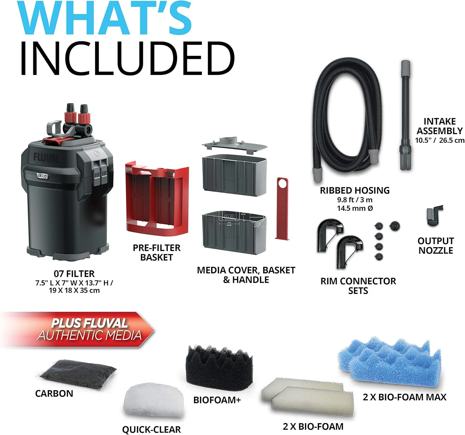 Fluval 107 Performance Canister Filter - Image 6