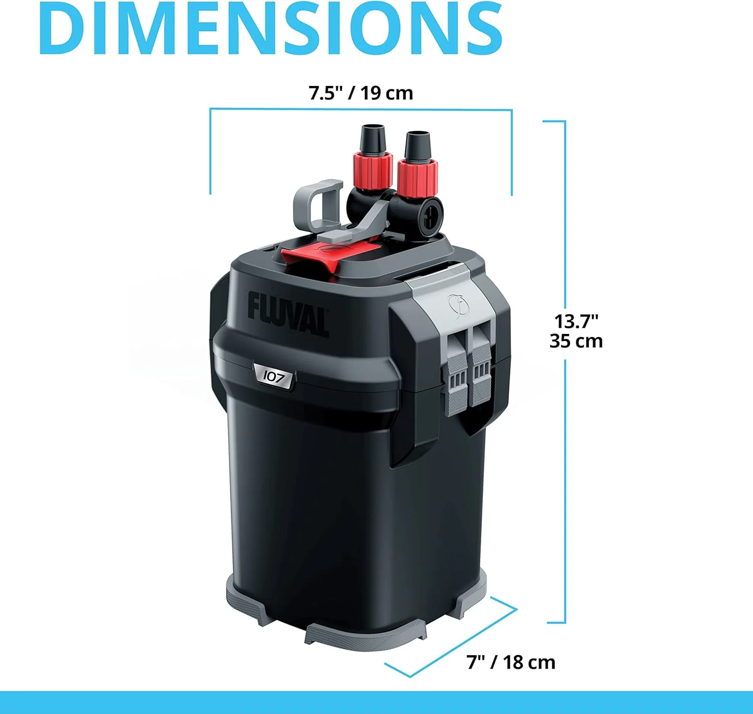 Fluval 107 Performance Canister Filter - Image 7