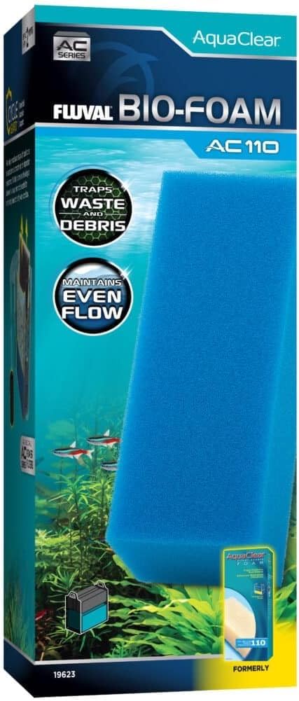 Fluval - Bio-Foam for AC110 Power Filter – Foam Construction for Use in Freshwater & Saltwater Aquarium