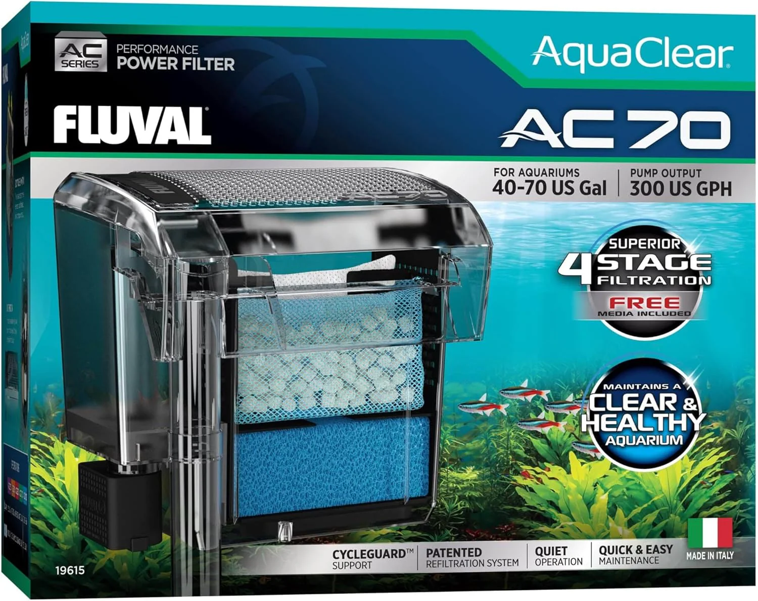 Fluval - Bio-Foam for AC70 Power Filter – Foam Construction for Use in Freshwater & Saltwater Aquariums - Image 4