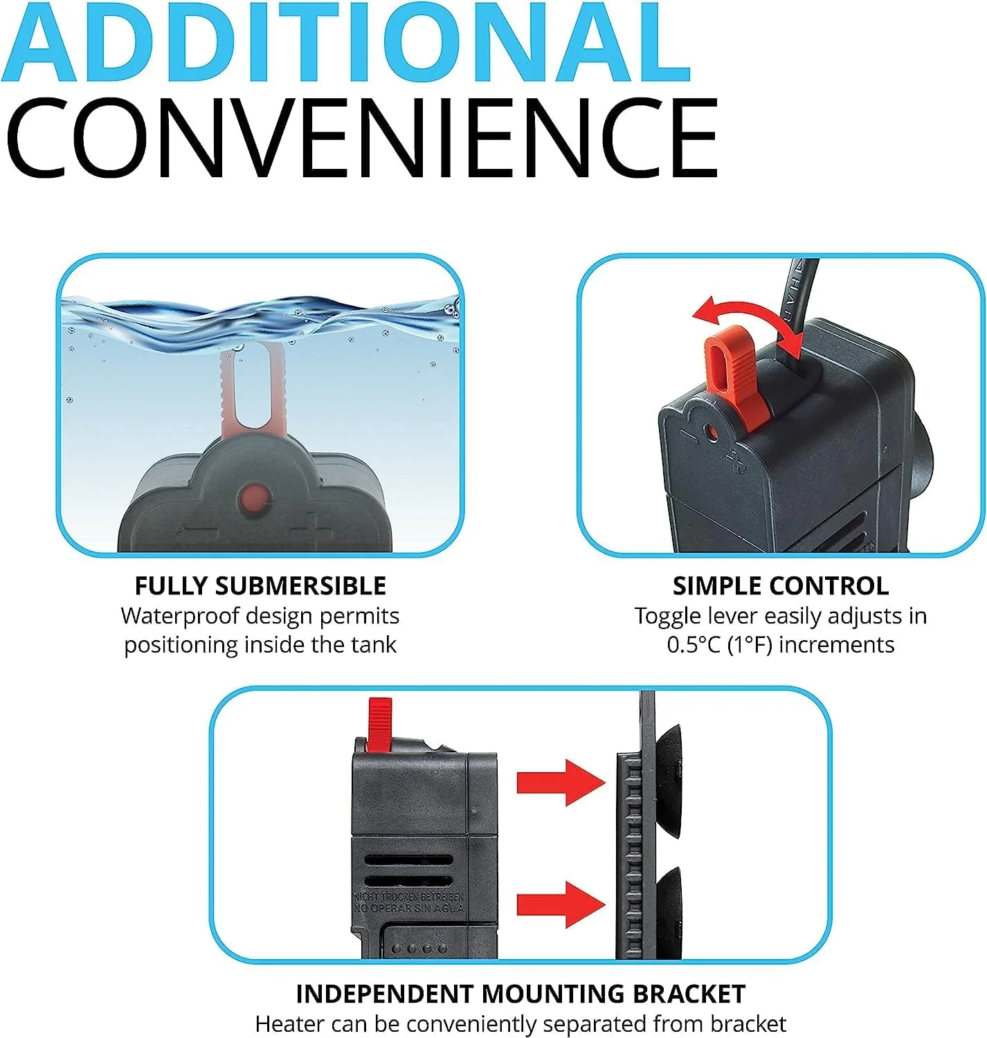 Fluval E Electronic Heater - Image 6