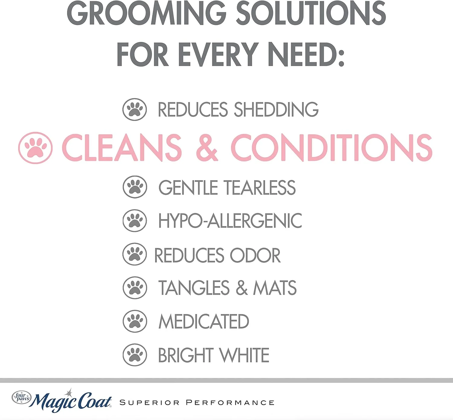 Four Paws Magic Coat Cleans & Conditions 2 in 1 Shampoo and Conditioner - Image 3