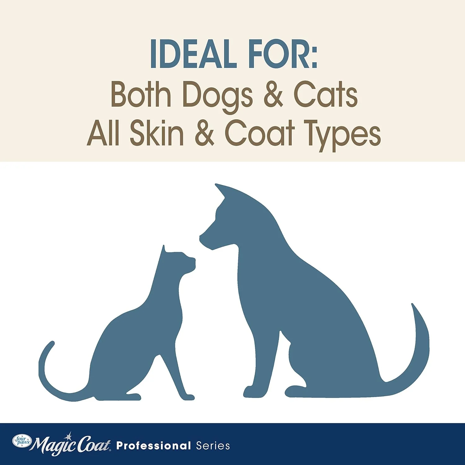 Four Paws Magic Coat Professional Series Nourishing Oatmeal Dog Whitening Shampoo - Image 4