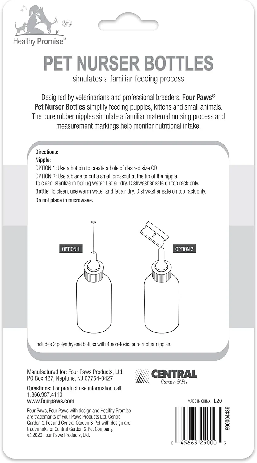 Four Paws Pet Nursing Feeding Bottle for Kittens & Puppies - Image 9