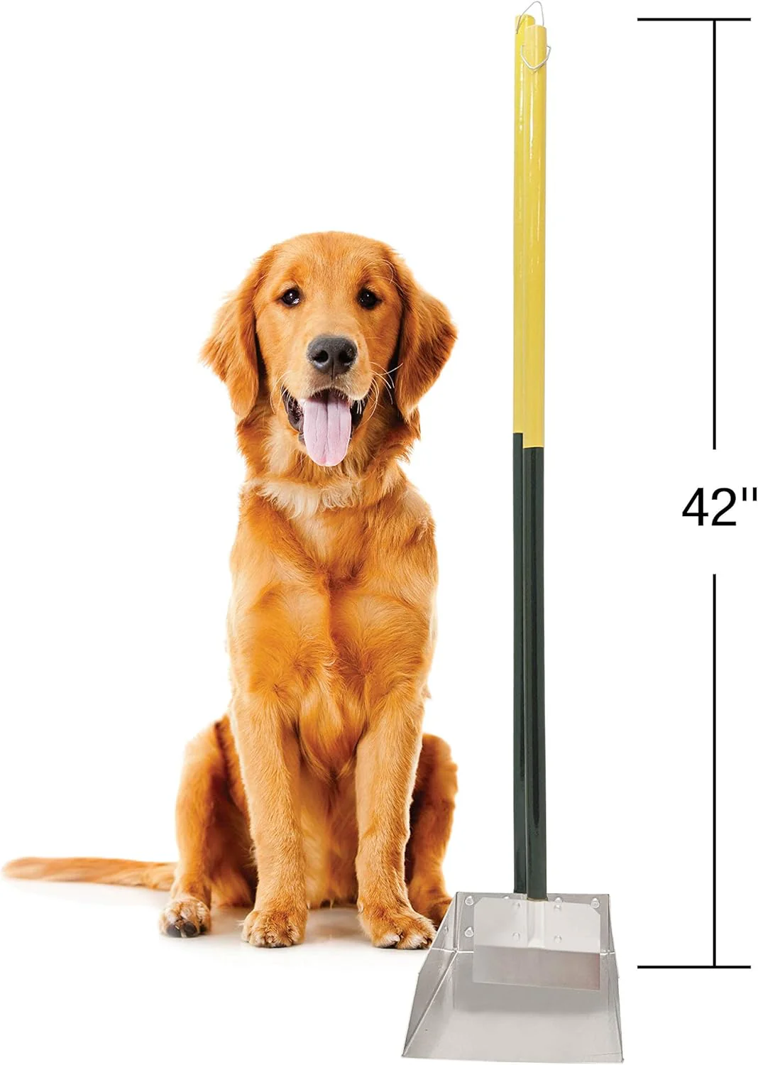 Four Paws Stainless Steel Long-Handled Dog Pooper Scooper Spade & Pan 2 Piece Set, Pet Waste Pickup Tool - Image 5
