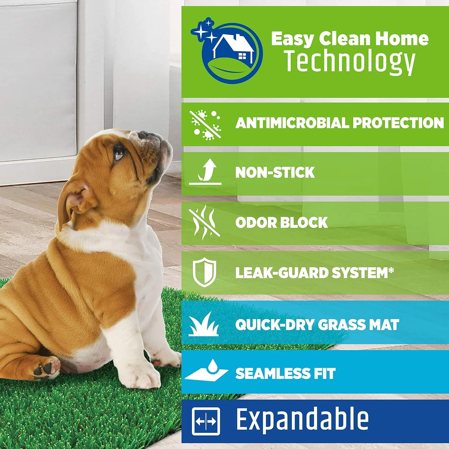 Four Paws Wee-Wee Premium Patch Indoor and Outdoor Pet Potty for Dogs l Dog Potty Training l Artificial Grass l Wee-Wee Patch - Image 2