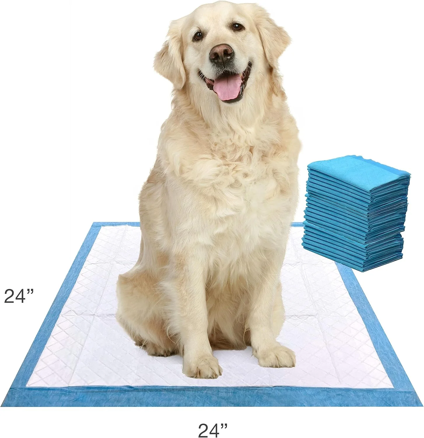 Four Paws Wee-Wee Super Absorbent Unscented Pee Pads for Dogs & Puppies with Insta-Rise Border, Leak-Proof Dog Housebreaking Potty Training Floor Protection - Image 6
