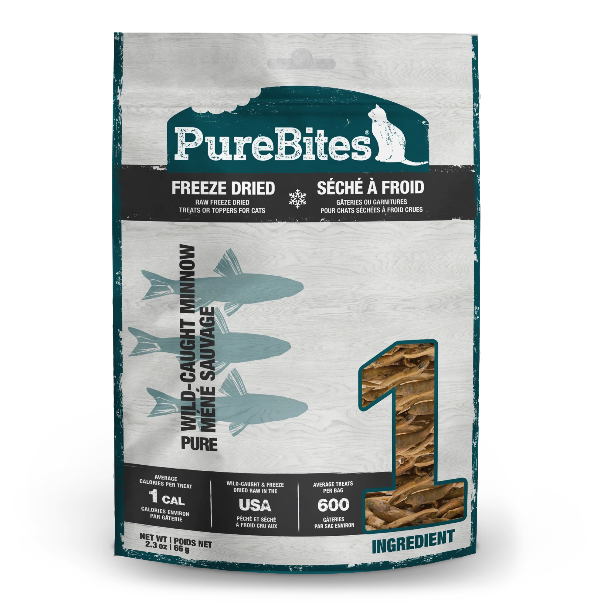 Freeze Dried Cat Treats, Minnow,