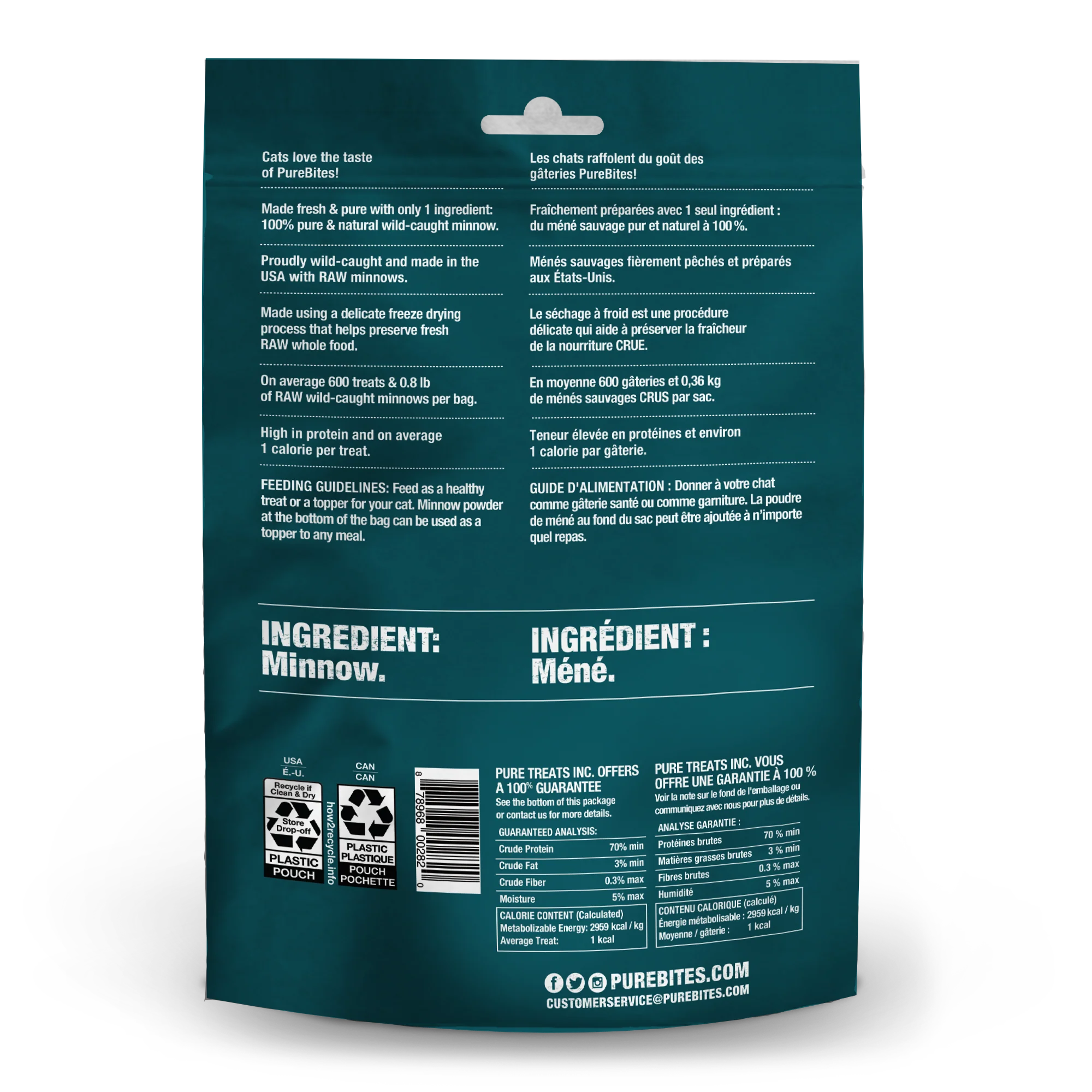 Freeze Dried Cat Treats, Minnow, - Image 3