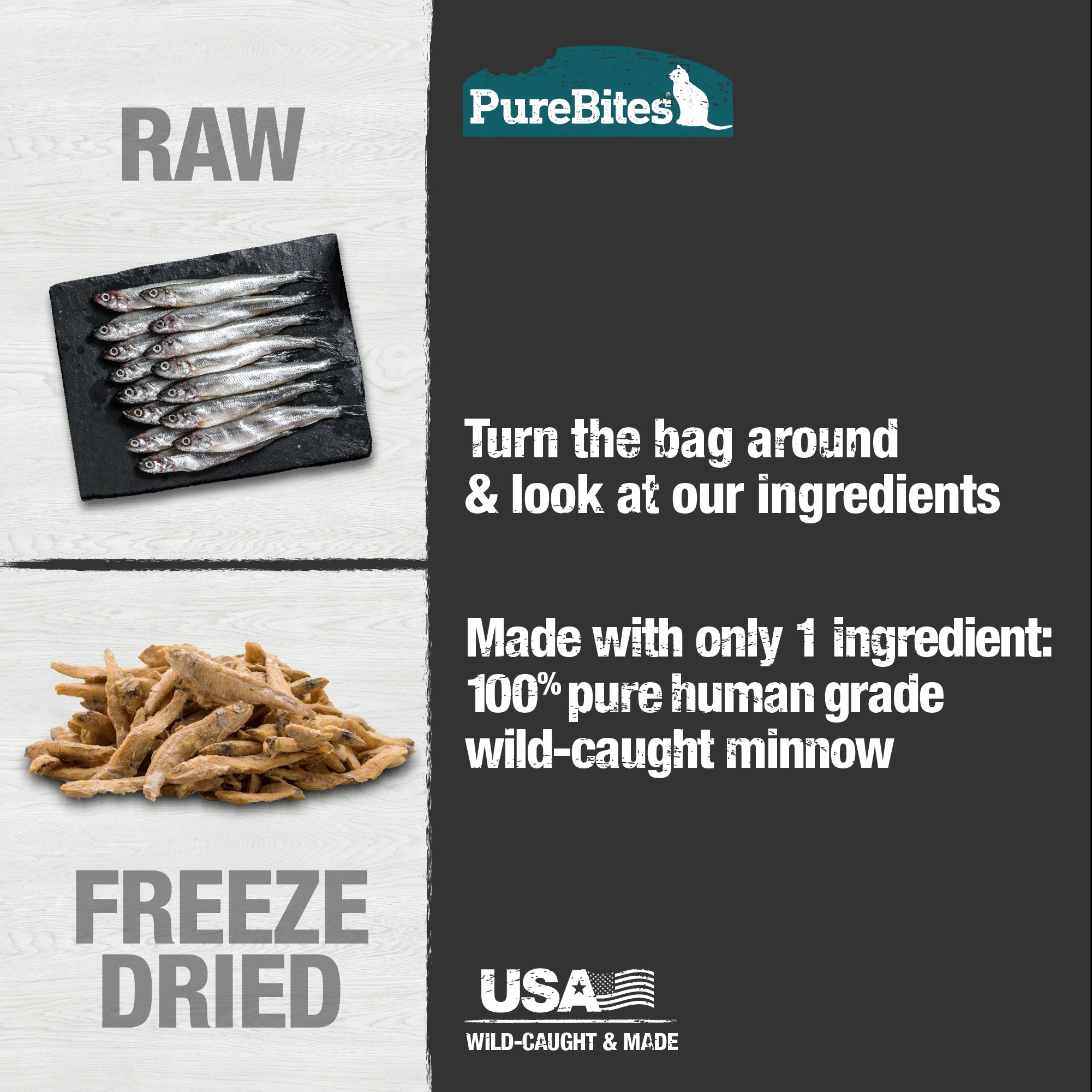Freeze Dried Cat Treats, Minnow, - Image 4