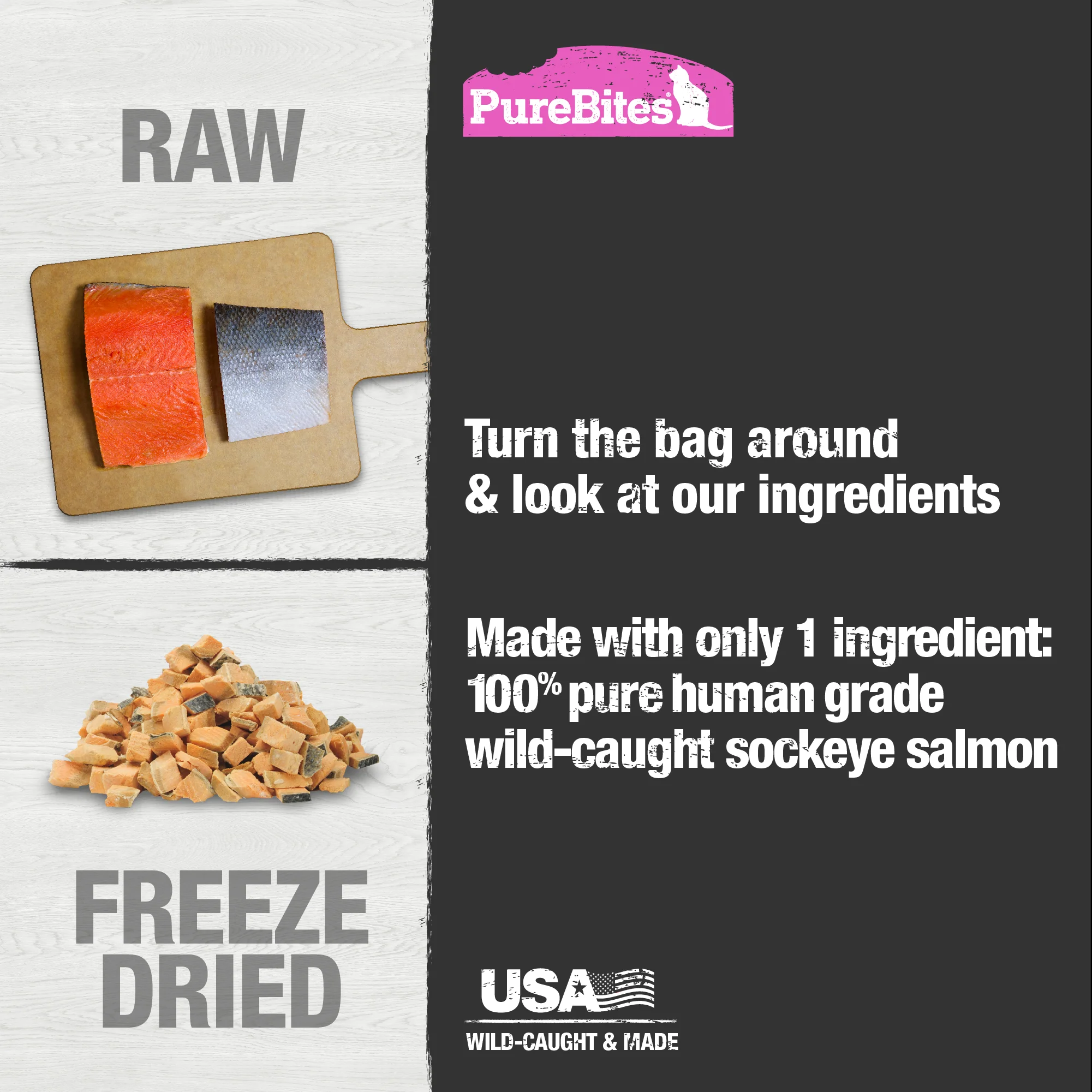 Freeze Dried Cat Treats, Salmon - Image 4