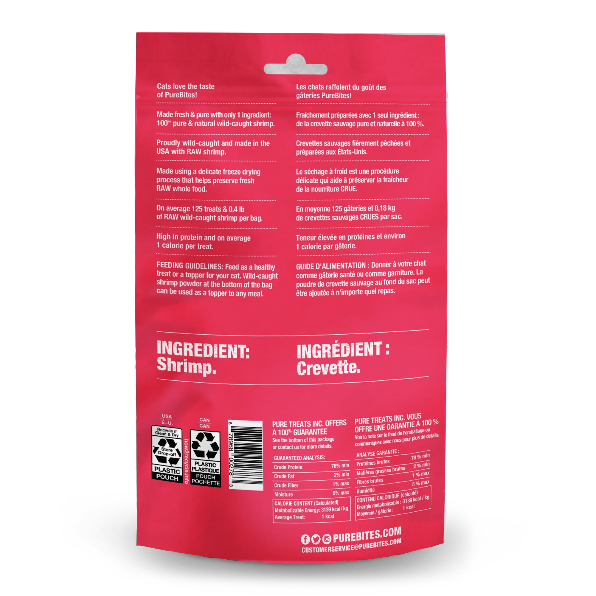 Freeze Dried Cat Treats, Shrimp - Image 3