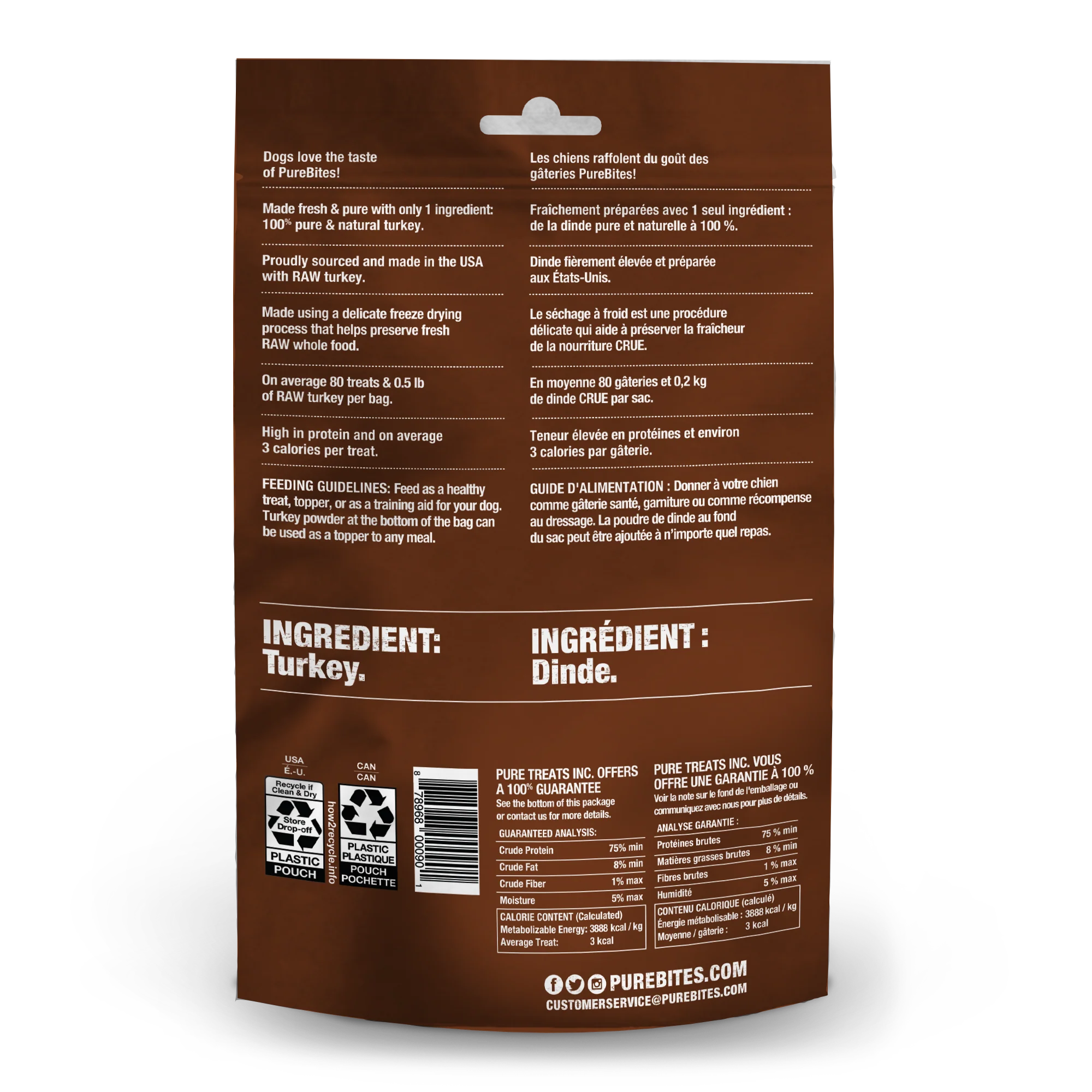 Freeze Dried Dog Treats, Turkey - Image 3