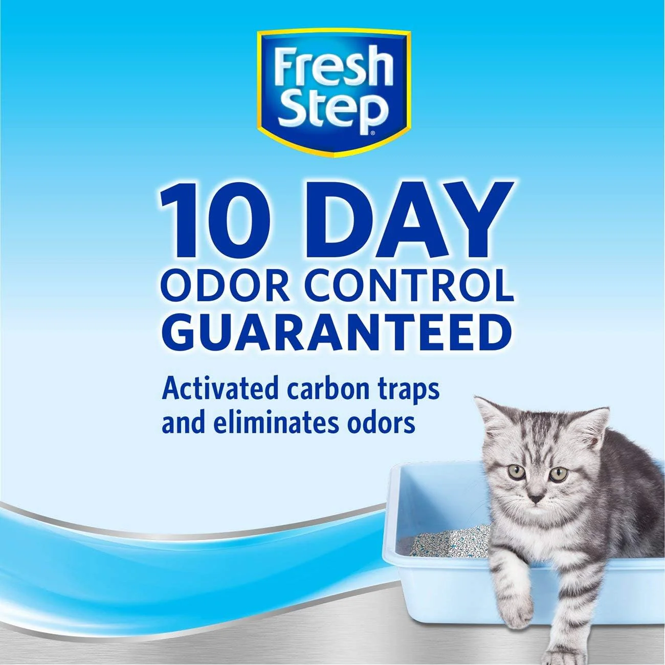 Fresh Step Extreme Mountain Spring Scented Clumping Cat Litter with Febreze Freshness, 42 lbs. - Image 4