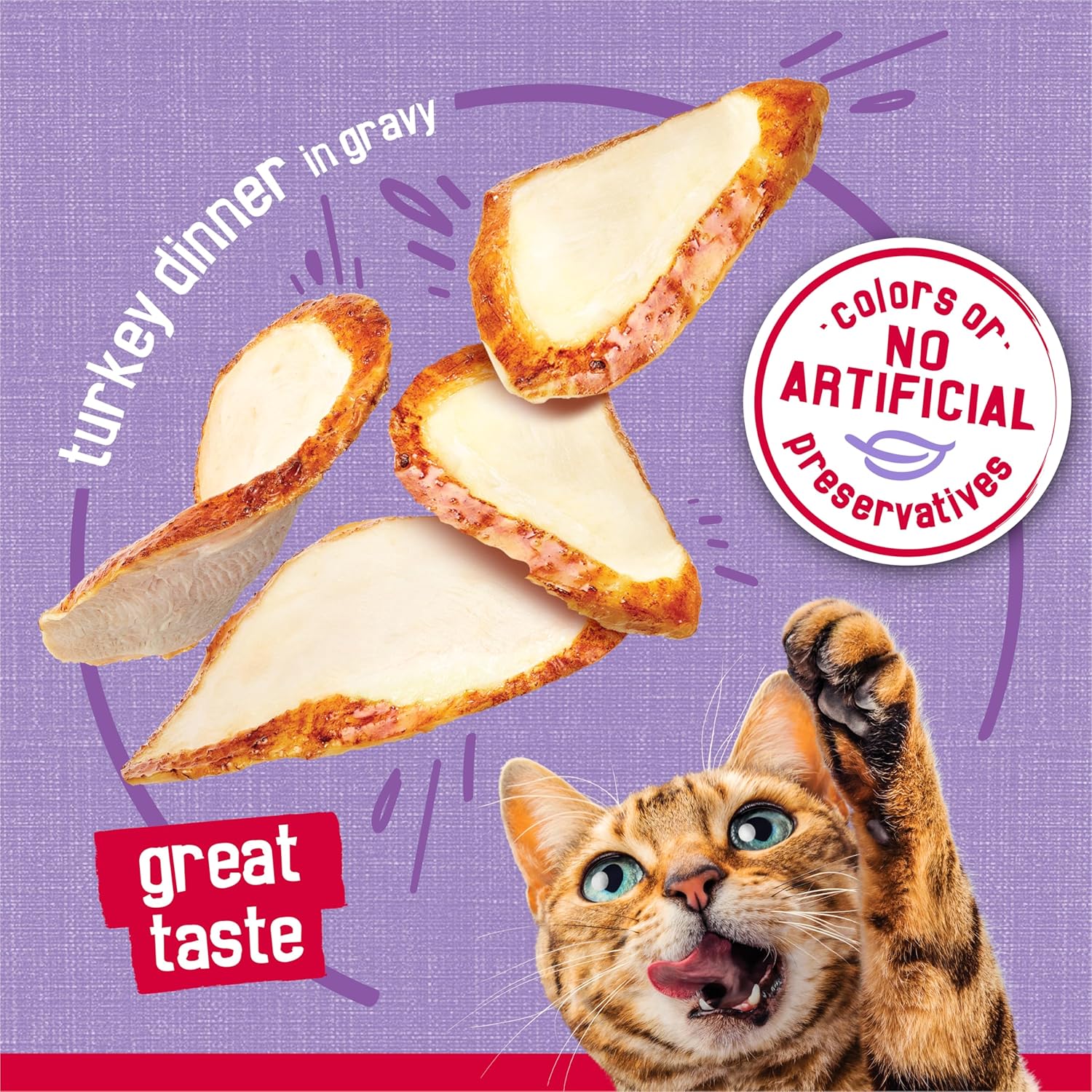 Purina Friskies Prime Filets Turkey Dinner in Wet Cat Food Gravy - (Pack of 24) 5.5 oz. Cans - Image 4
