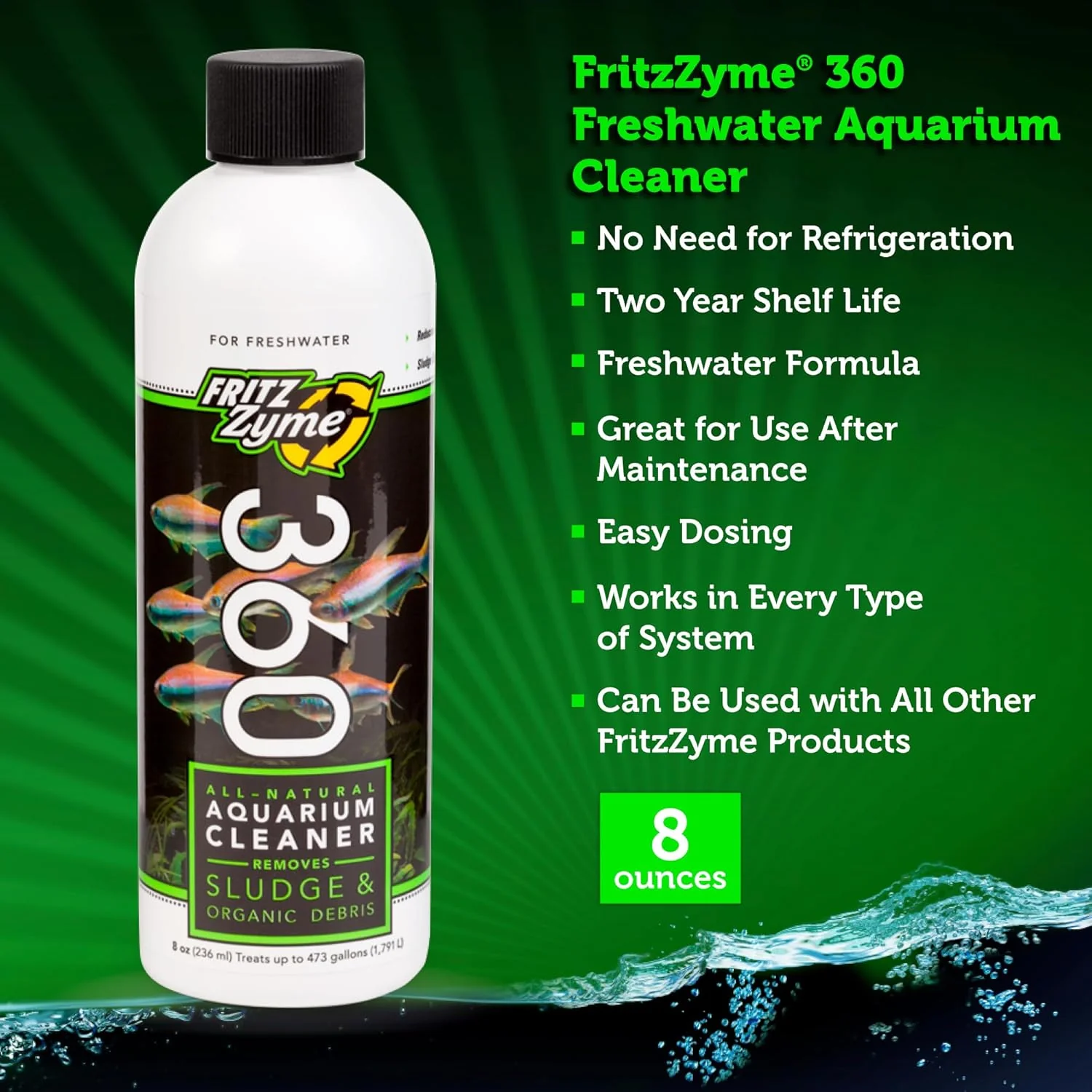 Fritz Aquatics 83302 FritzZyme 360 Biological Conditioner for Fresh Water Aquariums - Image 2