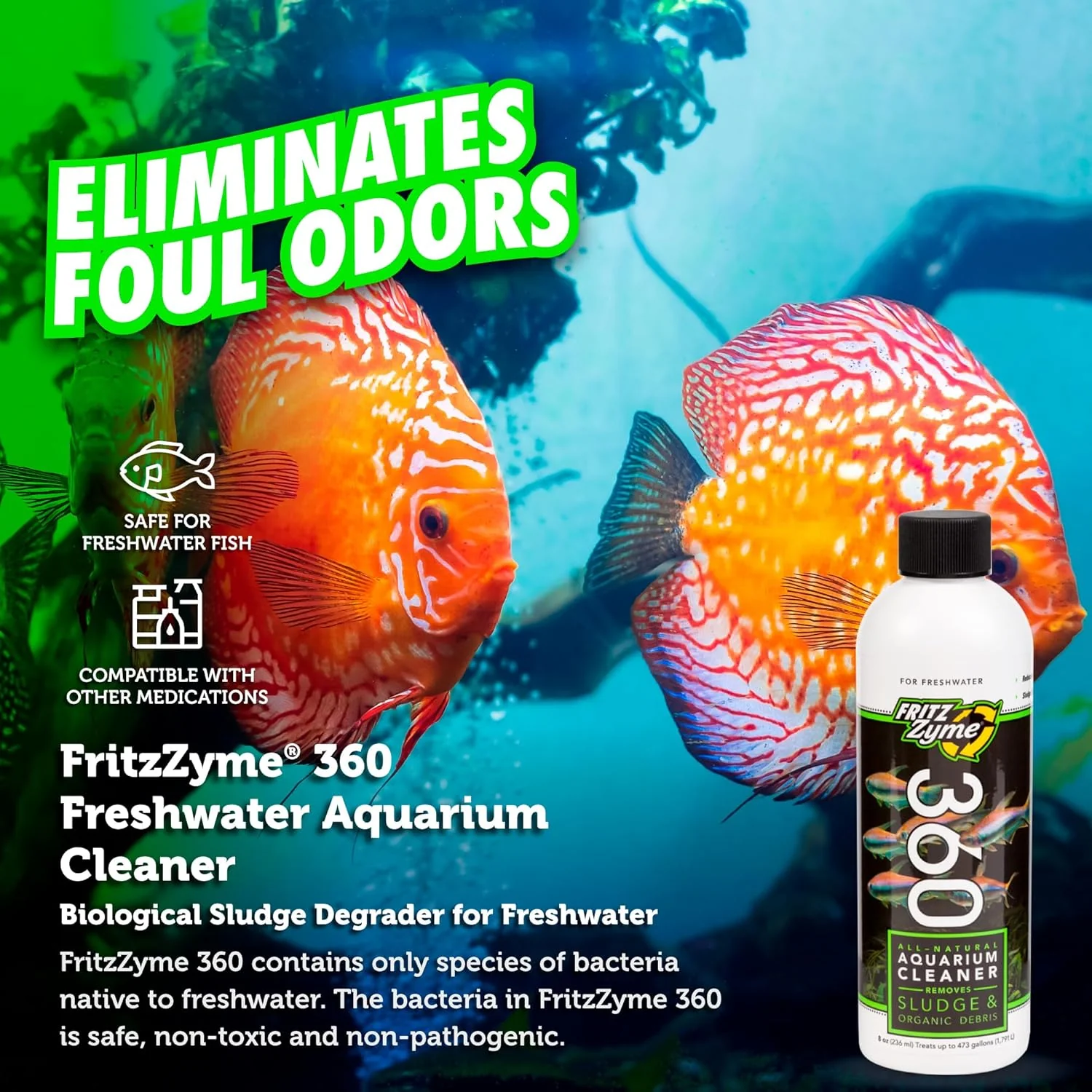 Fritz Aquatics 83302 FritzZyme 360 Biological Conditioner for Fresh Water Aquariums - Image 5